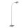 Brilo - Flexibilní stojací lampa 1xE27/10W/230V stříbrná