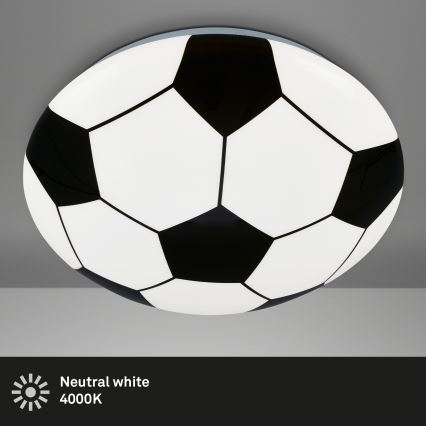 Brilo - LED Dětské stropní svítidlo FOTBALL LED/12W/230V