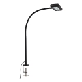Brilo - LED Flexibilní stolní lampa s klipem TRASNA LED/7,5W/230V černá