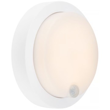 Brilo - LED Nabíjecí venkovní nástěnné svítidlo se senzorem LED/4W/5V 4400 mAh IP44 bílá
