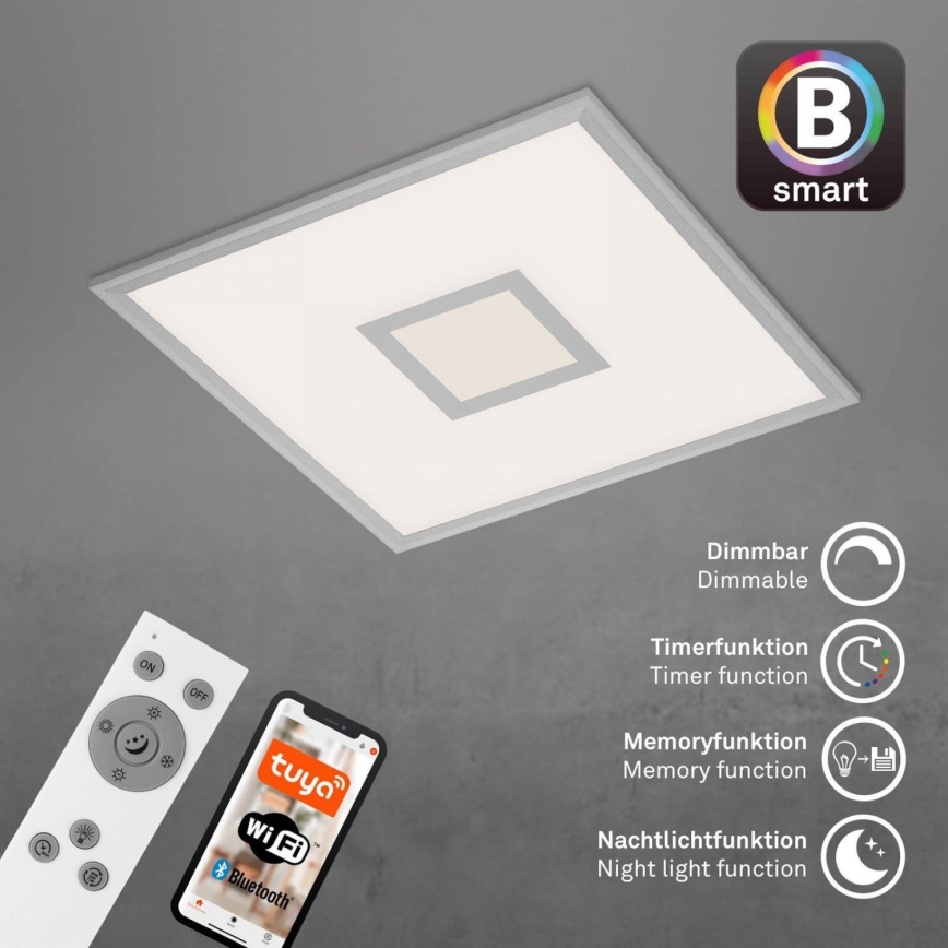 Brilo - LED RGB Stmívatelné stropní svítidlo CENTRO LED/24W/230V 2700-6500K Wi-Fi Tuya + dálkové ovládání