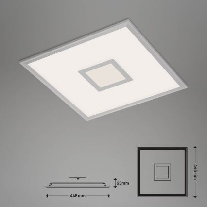 Brilo - LED RGB Stmívatelné stropní svítidlo CENTRO LED/24W/230V 2700-6500K Wi-Fi Tuya + dálkové ovládání
