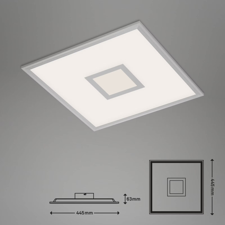 Brilo - LED RGB Stmívatelné stropní svítidlo CENTRO LED/24W/230V 2700-6500K Wi-Fi Tuya + dálkové ovládání