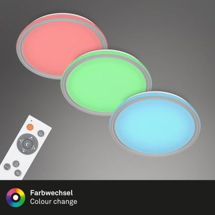 Brilo - LED RGB Stmívatelné stropní svítidlo LED/40W/230V 3000-6500K + dálkové ovládání