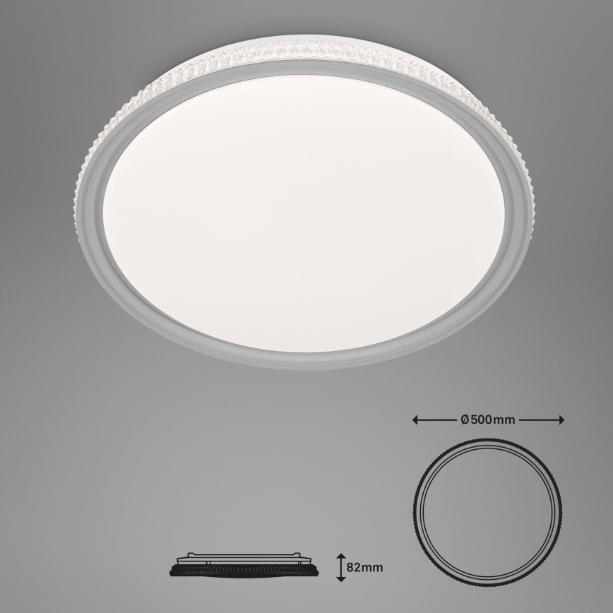 Brilo - LED RGB Stmívatelné stropní svítidlo LED/40W/230V 3000-6500K + dálkové ovládání