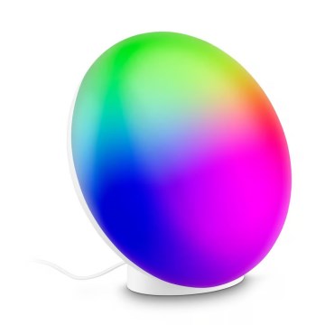 Brilo - LED RGBIC Stmívatelná stolní lampa TARA LED/6W/230V 3000-6500K bílá + dálkové ovládání