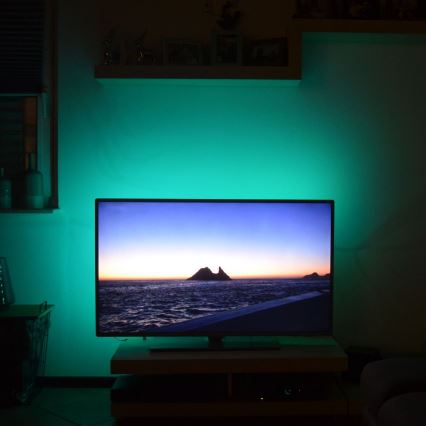 Brilo - LED RGBW Stmívatelný pásek pro TV 3m LED/2,5W/USB + dálkové ovládání