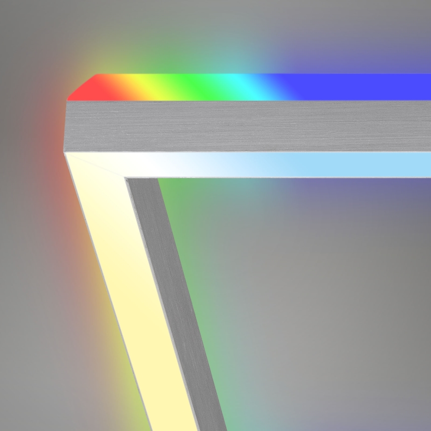 Brilo - LED RGBW Stmívatelný přisazený lustr FRAME 2xLED/17W/230V 2700-6500K + dálkové ovládání