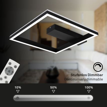 Brilo - LED RGBW Stmívatelný přisazený lustr FRAME LED/18W/230V 2700-6500K + dálkové ovládání