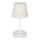 Brilo - LED Stmívatelná nabíjecí venkovní stolní lampa LED/3W/5V IP44 bílá