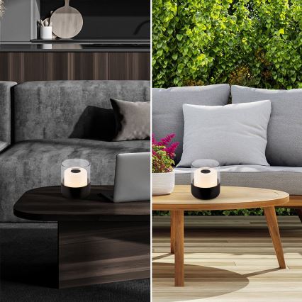 Brilo - LED Stmívatelná venkovní nabíjecí stolní lampa LILET LED/2W/5V IP44