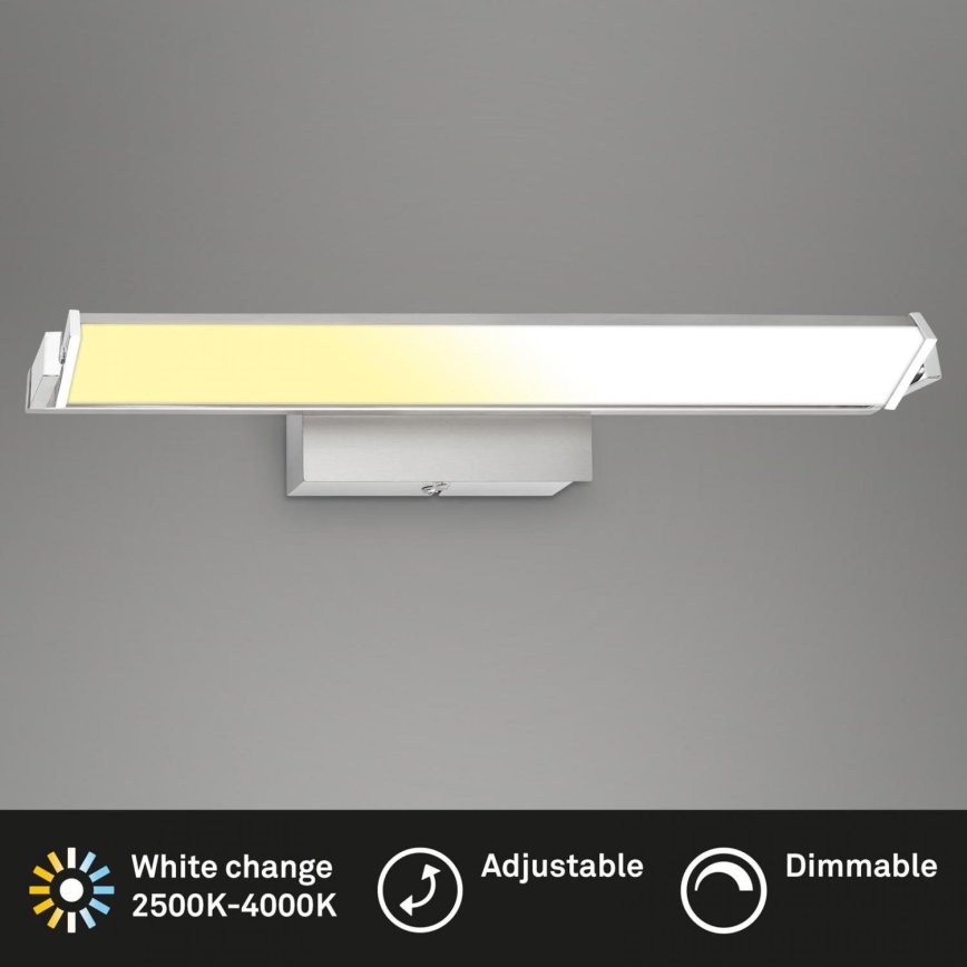 Brilo - LED Stmívatelné nástěnné svítidlo LED/18W/230V 2700-4000K stříbrná