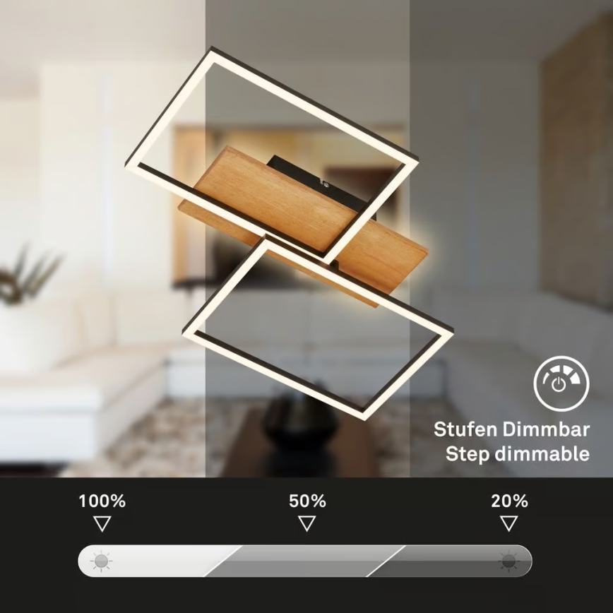 Brilo - LED Stmívatelné stropní svítidlo CORNICE LED/30W/230V 3000K