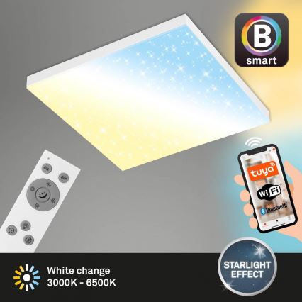 Brilo - LED Stmívatelné stropní svítidlo FRAMELESS LED/24W/230V 3000-6500K Wi-Fi Tuya + dálkové ovládání