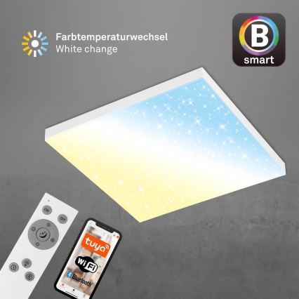 Brilo - LED Stmívatelné stropní svítidlo FRAMELESS LED/24W/230V 3000-6500K Wi-Fi Tuya + dálkové ovládání