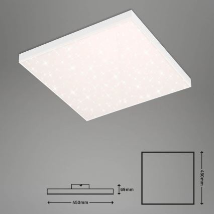 Brilo - LED Stmívatelné stropní svítidlo FRAMELESS LED/24W/230V 3000-6500K Wi-Fi Tuya + dálkové ovládání