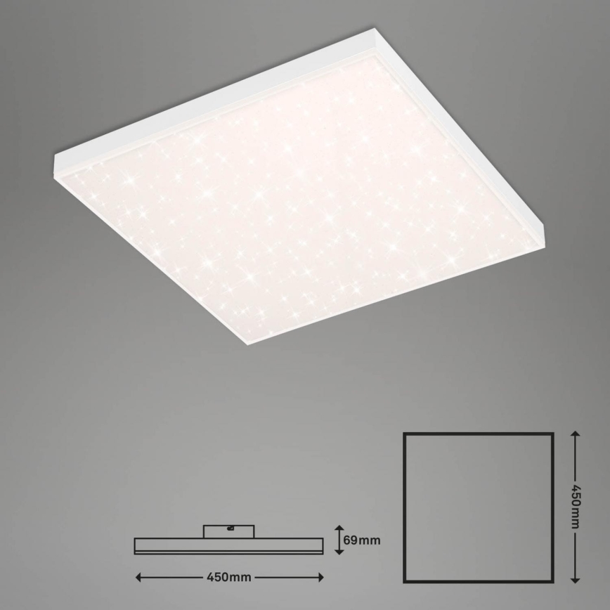 Brilo - LED Stmívatelné stropní svítidlo FRAMELESS LED/24W/230V 3000-6500K Wi-Fi Tuya + dálkové ovládání