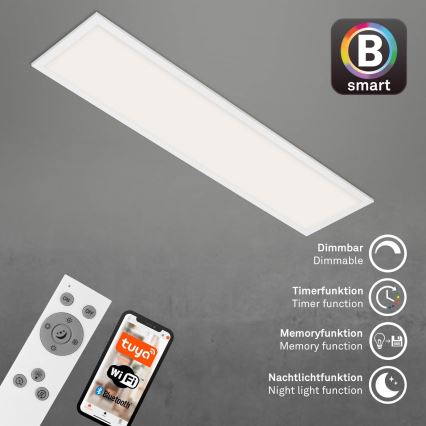 Brilo - LED Stmívatelné stropní svítidlo PIATTO LED/28W/230V 3000-6500K Wi-Fi Tuya + dálkové ovládání