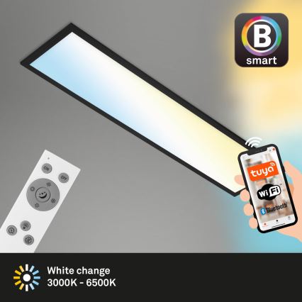 Brilo - LED Stmívatelné stropní svítidlo PIATTO LED/28W/230V 3000-6500K Wi-Fi Tuya + dálkové ovládání