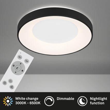 Brilo - LED Stmívatelné stropní svítidlo RONDO LED/36W/230V 3000-6500K + dálkové ovládání