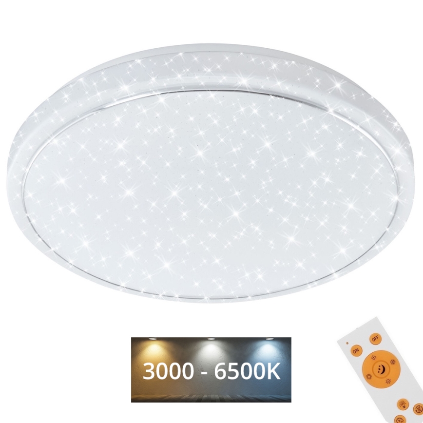 Brilo - LED Stmívatelné stropní svítidlo STARRY SKY LED/18W/230V 3000-6500K + dálkové ovládání