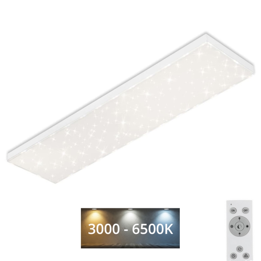 Brilo - LED Stmívatelné stropní svítidlo STARRY SKY LED/24W/230V 3000-6500K + dálkové ovládání