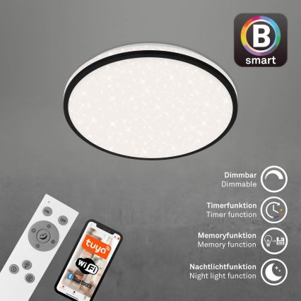 Brilo - LED Stmívatelné stropní svítidlo STARRY SKY LED/24W/230V 3000-6500K Wi-Fi Tuya + dálkové ovládání