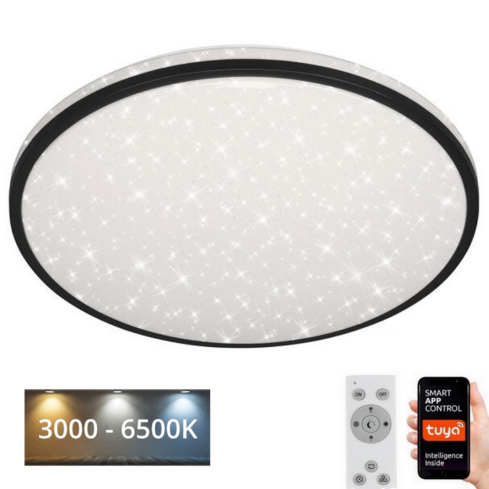 Brilo - LED Stmívatelné stropní svítidlo STARRY SKY LED/42W/230V 3000-6500K Wi-Fi Tuya + dálkové ovládání