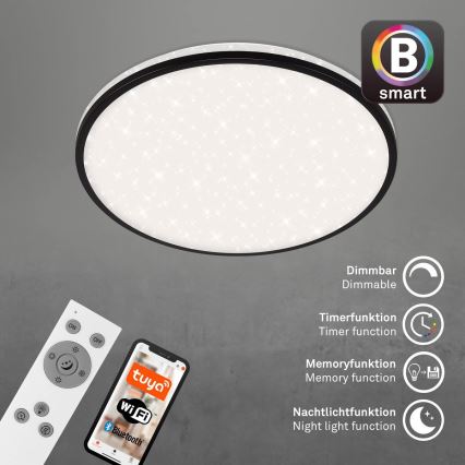 Brilo - LED Stmívatelné stropní svítidlo STARRY SKY LED/42W/230V 3000-6500K Wi-Fi Tuya + dálkové ovládání