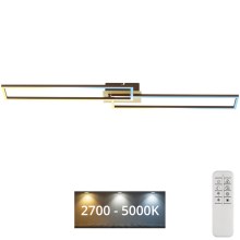Brilo - LED Stmívatelný přisazený lustr FRAME 2xLED/20W/230V 2700-5000K + dálkové ovládání