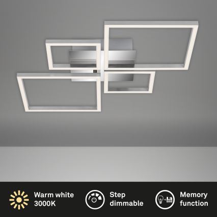 Brilo - LED Stmívatelný přisazený lustr FRAME LED/44W/230V