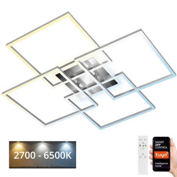 Brilo - LED Stmívatelný přisazený lustr FRAME LED/50W/230V 2700-6500K Wi-Fi Tuya + dálkové ovládání