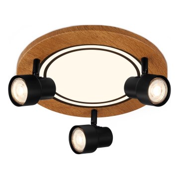 Brilo - LED Stropní svítidlo LED/12W/230V + 3xGU10/9W 3000K