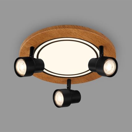 Brilo - LED Stropní svítidlo LED/12W/230V + 3xGU10/9W 3000K