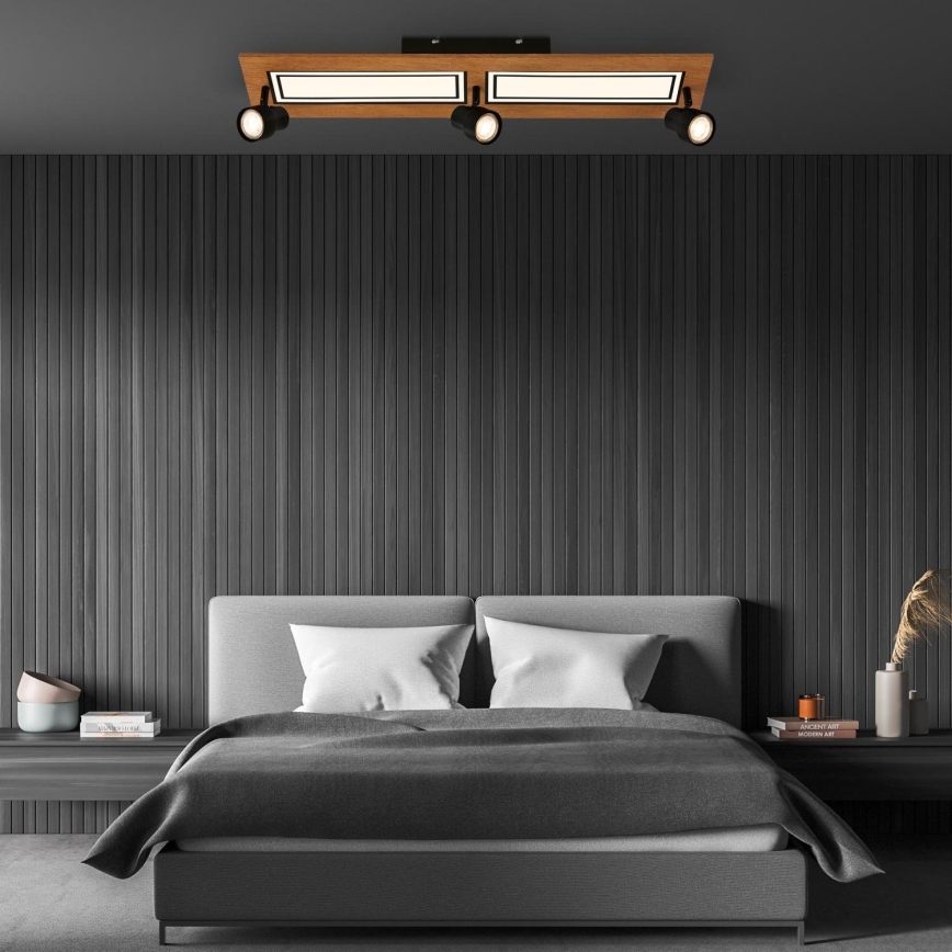Brilo - LED Stropní svítidlo LED/24W/230V + 3xGU10/9W 3000K