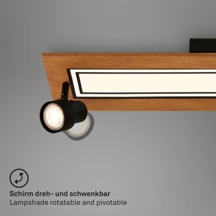 Brilo - LED Stropní svítidlo LED/24W/230V + 3xGU10/9W 3000K