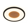 Brilo - LED Stropní svítidlo SUFIT WOOD LED/18W/230V 3000K pr. 29 cm