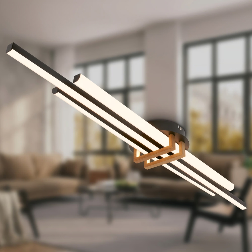 Brilo - LED Stropní svítidlo TINKA LED/30W/230V 3000K černá