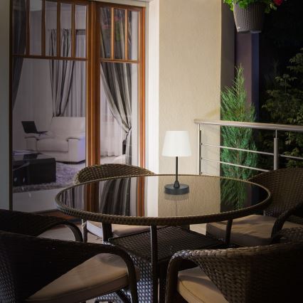 Brilo - LED Venkovní stmívatelná dobíjecí lampa LED/3W/5V IP44 2000 mAh