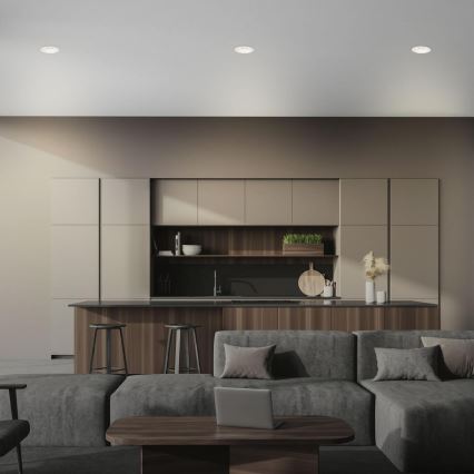 Brilo - SADA 3x Koupelnové podhledové svítidlo 1xGU10/9W/230V IP23 bílá