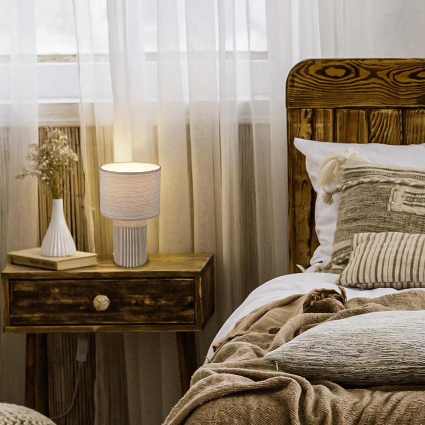 Brilo - Stolní lampa INO 1xE14/10W/230V bílá