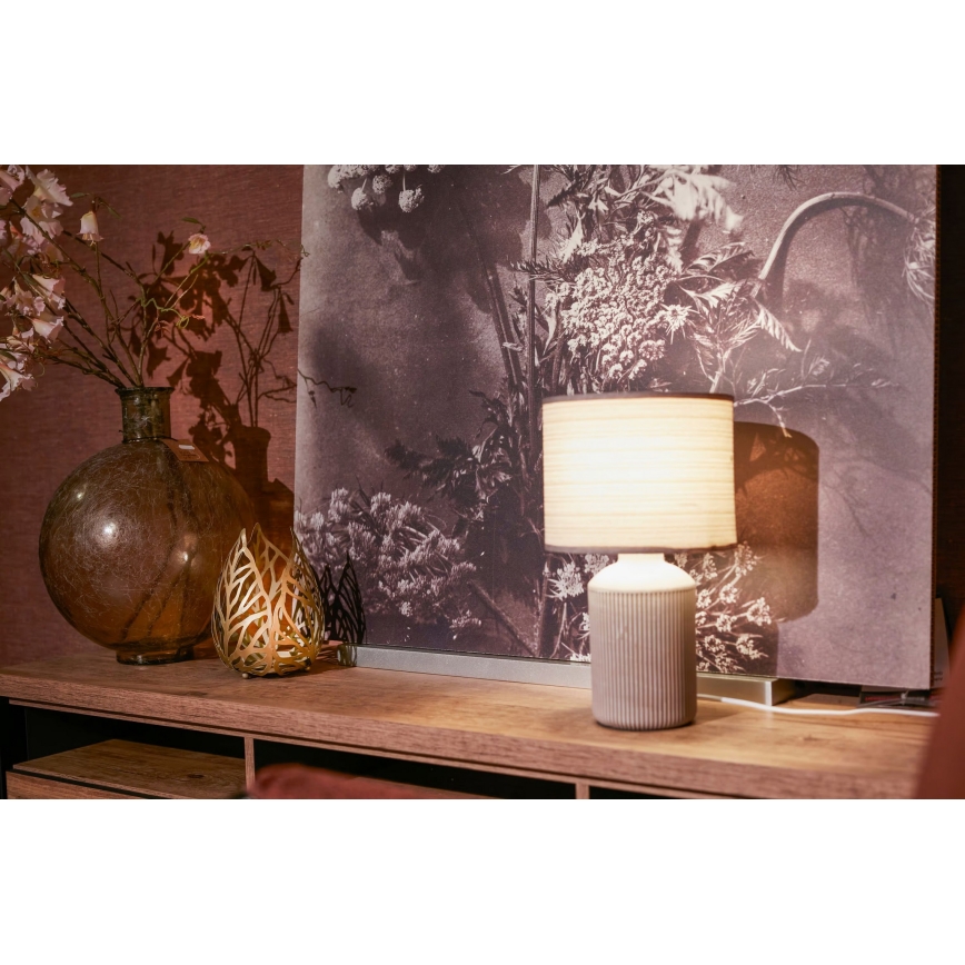 Brilo - Stolní lampa INO 1xE14/10W/230V hnědá