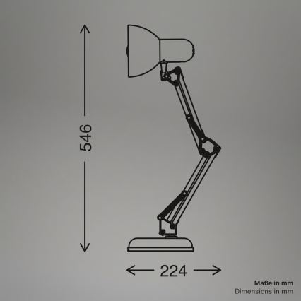 Brilo - Stolní lampa PIXA 1xE14/25W/230V béžová