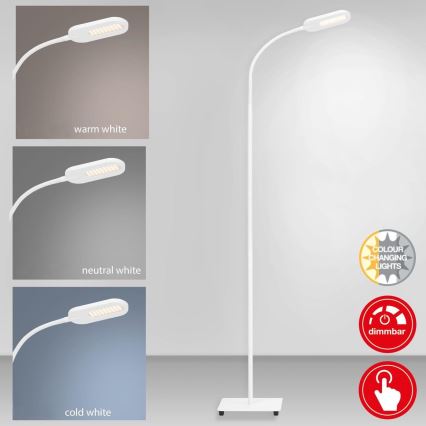 Briloner 1297-016 - LED Stmívatelná dotyková stojací lampa LED/8W/230V 3000/4000/6000K