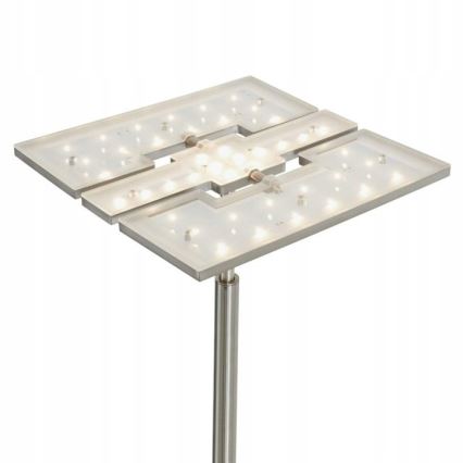 Briloner 1328-022 - LED Stmívatelná stojací lampa LED/21W/230V + LED/3,5W matný chrom
