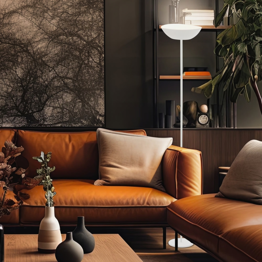 Briloner 1500016 - LED Stmívatelná stojací lampa ESTATE LED/8W/5V 4000 mAh bílá