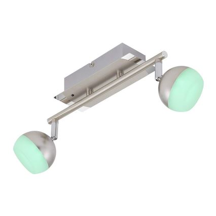 Briloner 2040-022 - LED RGB Stmívatelné bodové svítidlo 2xLED/3,3W/230V + DO