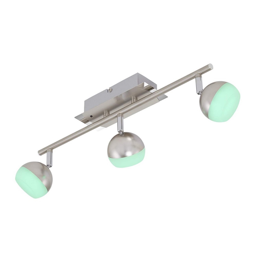 Briloner 2040-032 - LED RGB Stmívatelné bodové svítidlo 3xLED/3,3W/230V + dálkové ovládání