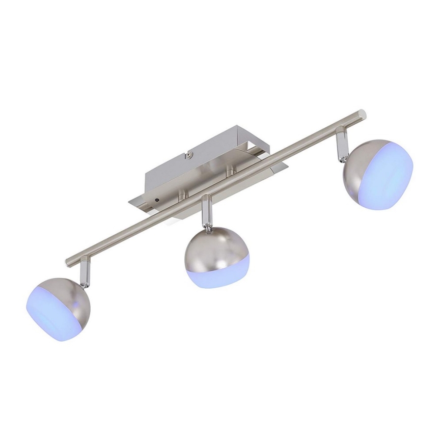 Briloner 2040-032 - LED RGB Stmívatelné bodové svítidlo 3xLED/3,3W/230V + dálkové ovládání