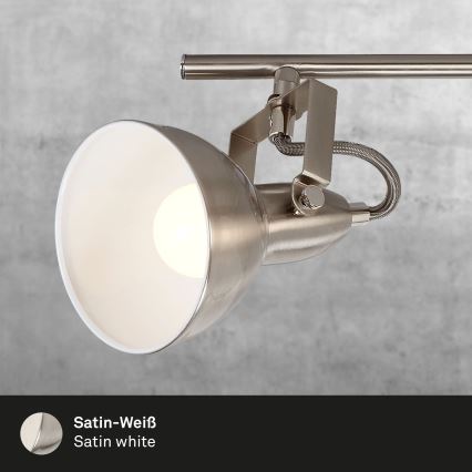 Briloner 2049-042 - Bodové svítidlo 4xE14/40W/230V stříbrná